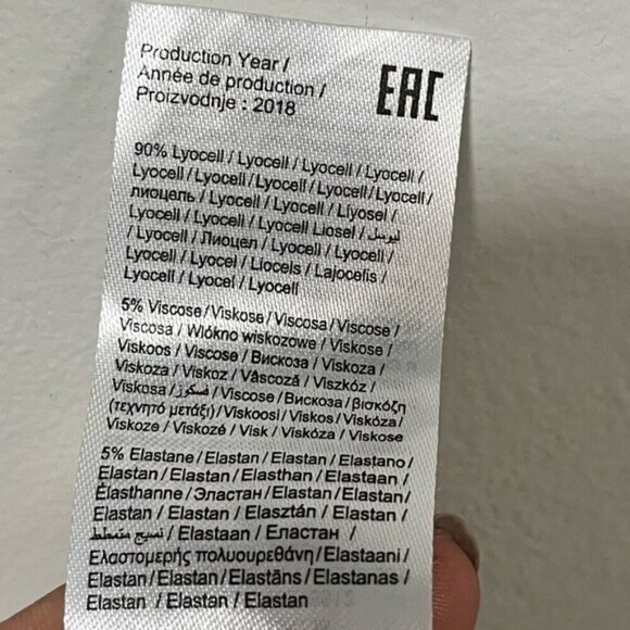 AWARE by Vero Moda Grey Ruched Jersey Skirt - Size M - Picture 5 of 11